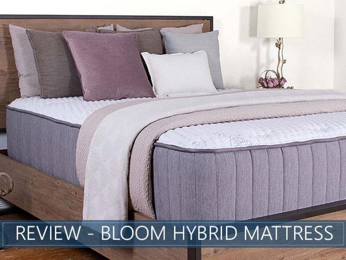 Hybrid bloom bedding brooklyn mattress review depth